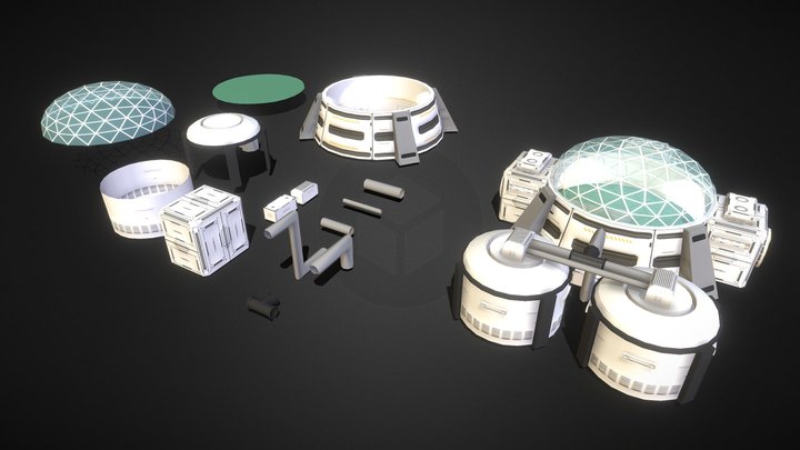 TerraGenesis: Landfall - Water Reclaimer 3D Model