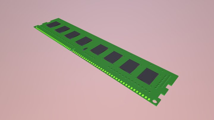 MEMORIA RAM 3D Model