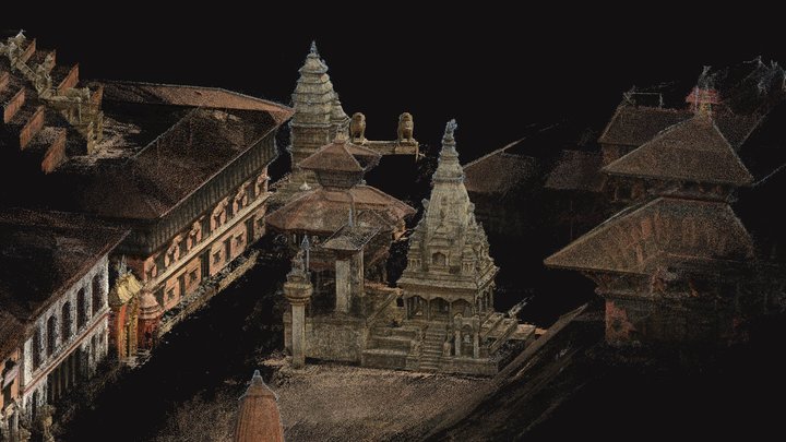 Bhaktapur Durbar Square (Ver1) 3D Model