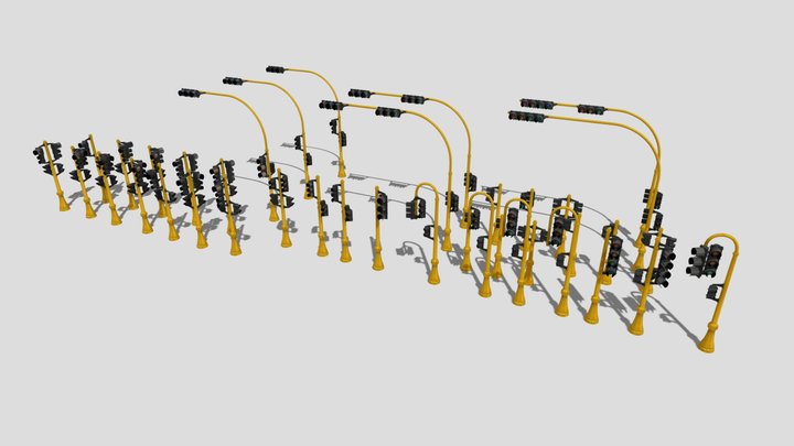 Download modelli 3D semaforo stradale files stl │ GHS