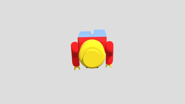 Lego Mini Figure 3D Model