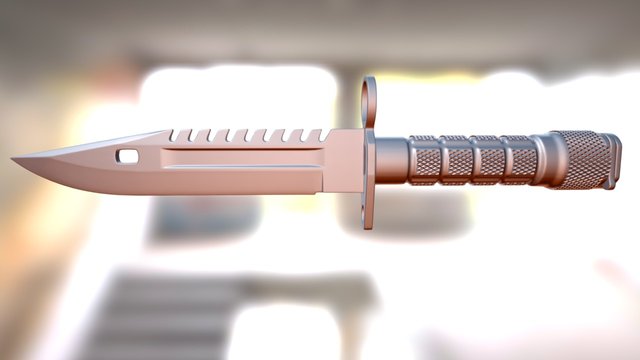 M9 Bayonet 3D Model