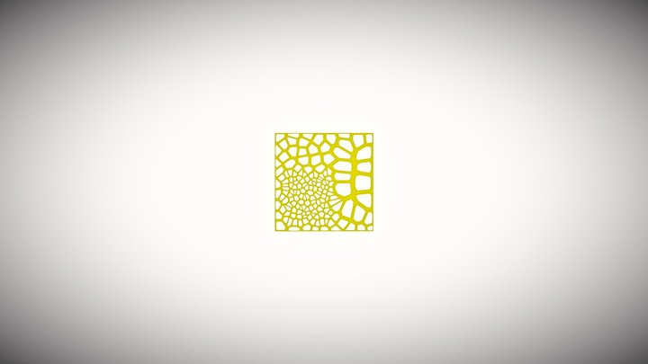Voronoi Pattern For Printing In Textil 1 3D Model