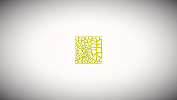 Voronoi Pattern For Printing In Textil 1 3D Model
