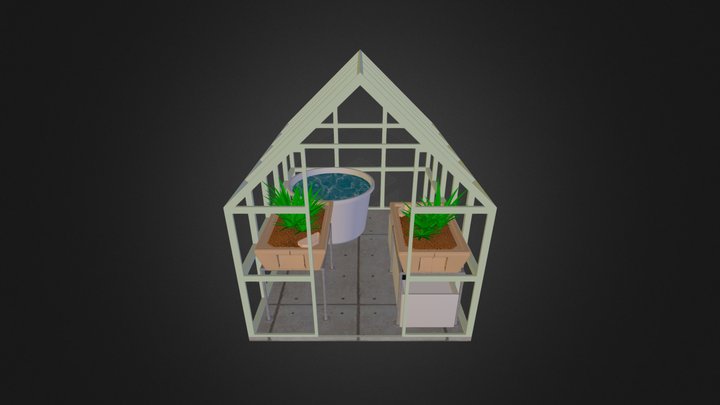 AquaBundance 2 Bed Sleek 3D Model