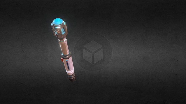 Sonic Screwdriver 3D Model
