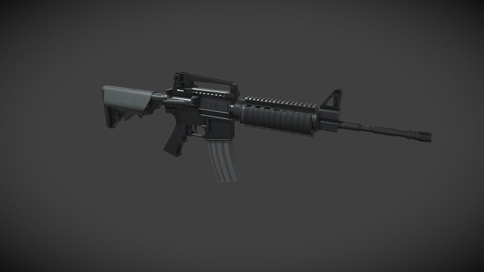 M4A1 SOPMOD - 3D model by xepec_ [3f49e4e] - Sketchfab