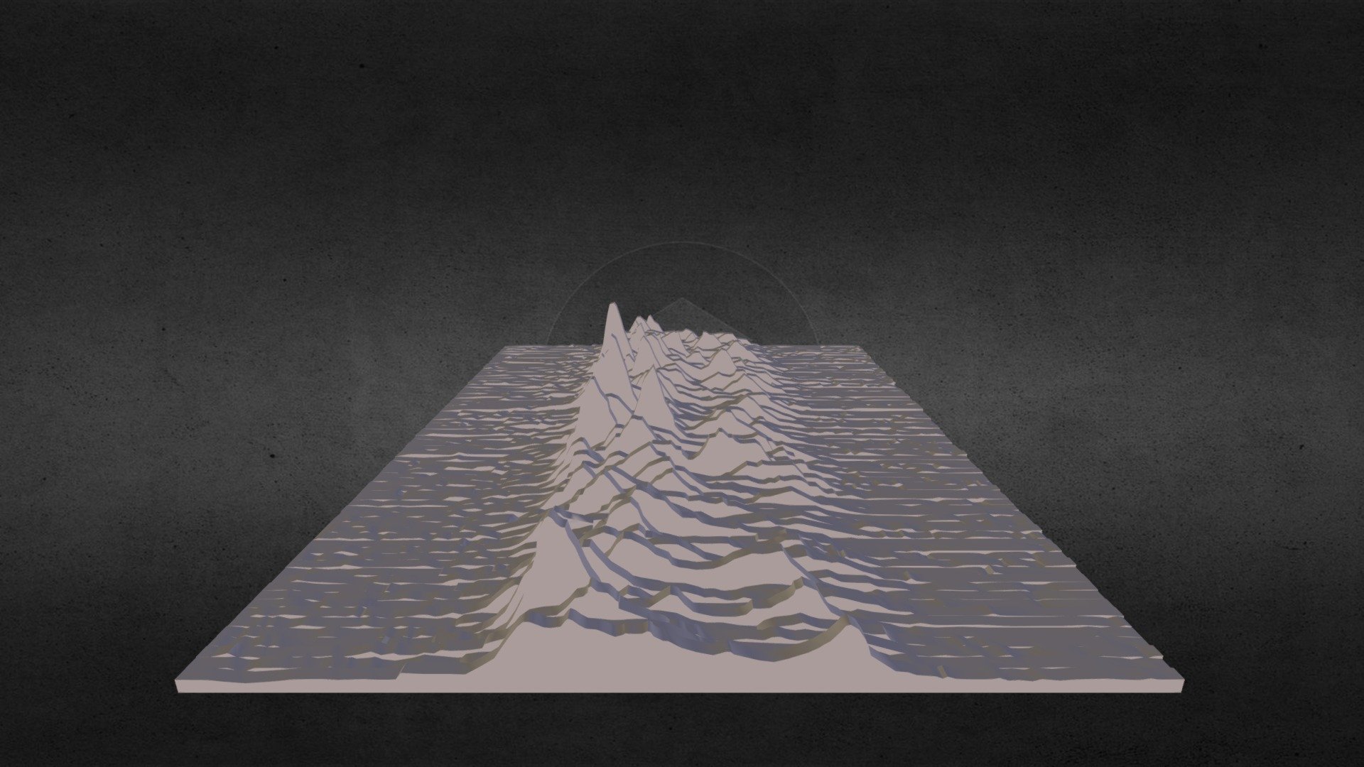 Unknown Pleasures 100mm - 3D model by delhoume [3f49eb2] - Sketchfab