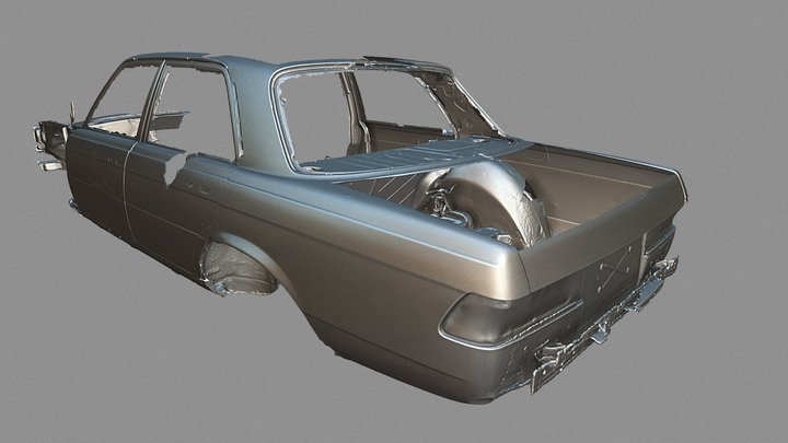 Mercedes Benz W116 3D Model
