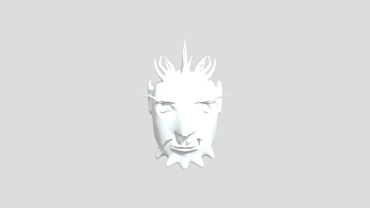 A Humanoid Head 3D Model