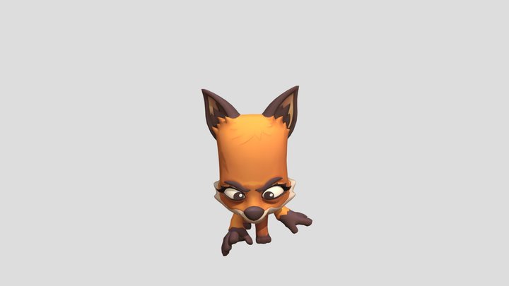 Nix the fox (updated texture) 3D Model