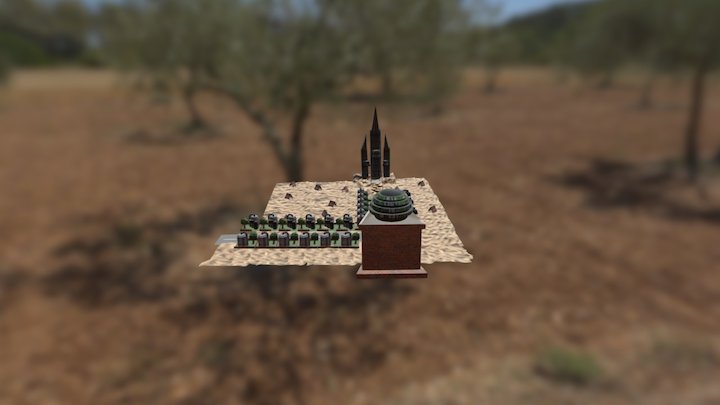 Game Environment Study 3D Model