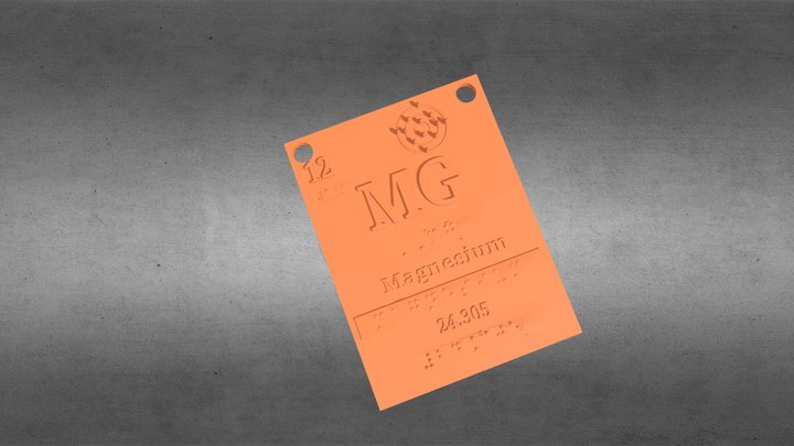 magnesium bohr model 3d