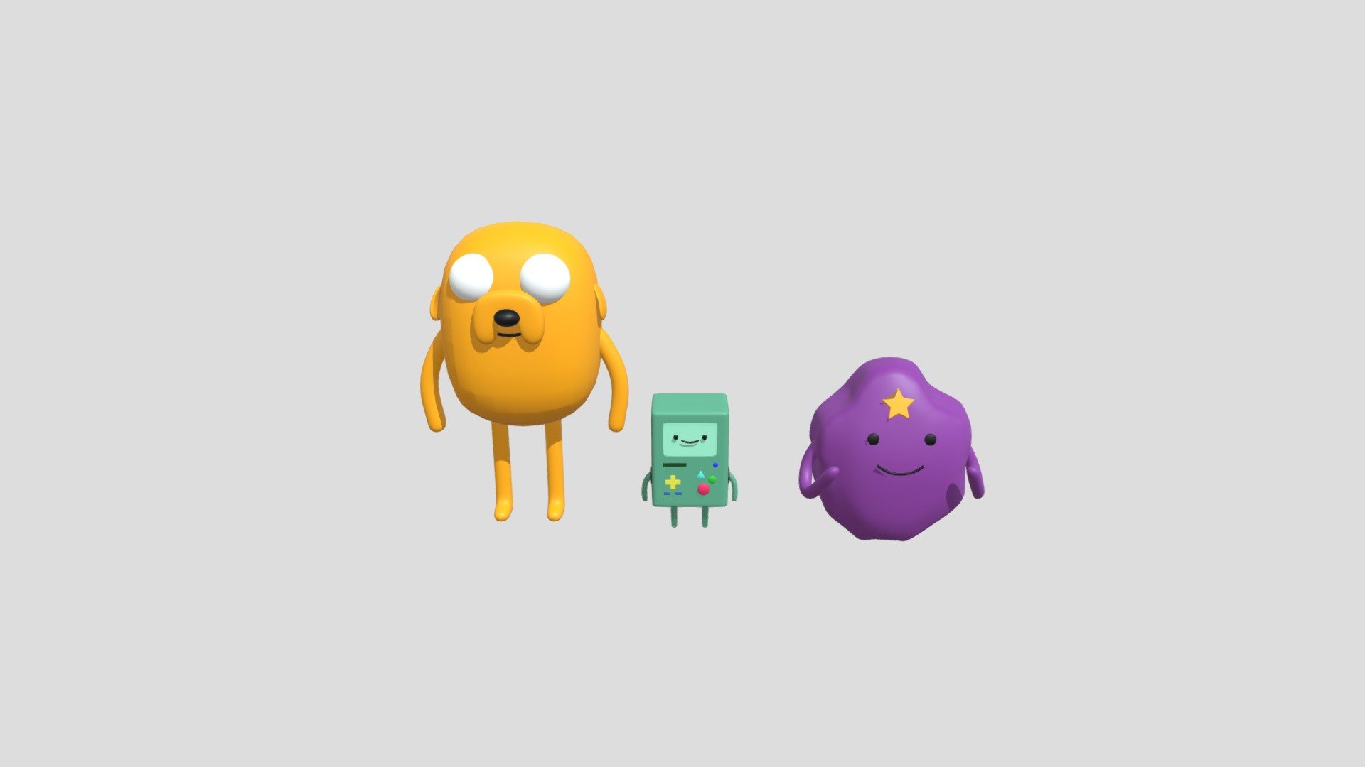 Personajes de Hora de Aventuras - 3D model by a.s.t.92003 [3f4abeb ...