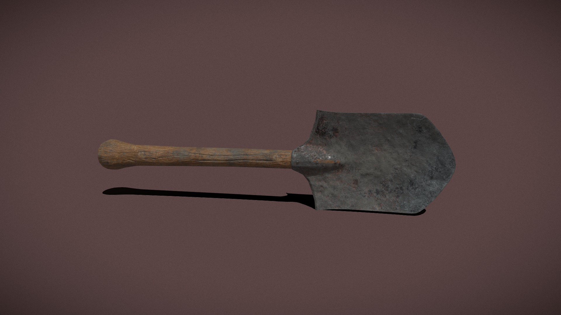 3D model Medieval Shovel - This is a 3D model of the Medieval Shovel. The 3D model is about a pair of wooden hammers.