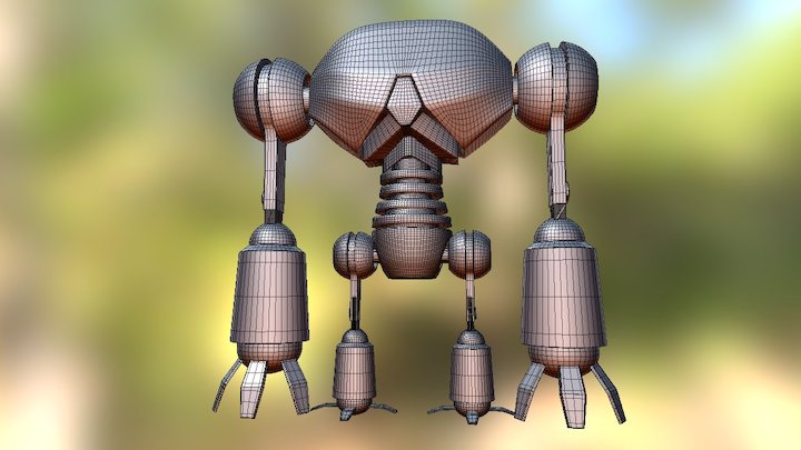 Robot First Stage 3D Model