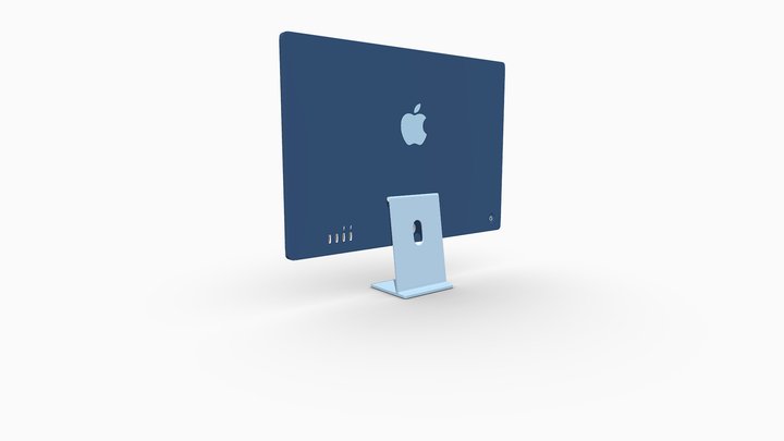 iMac Display Screen 3D Model