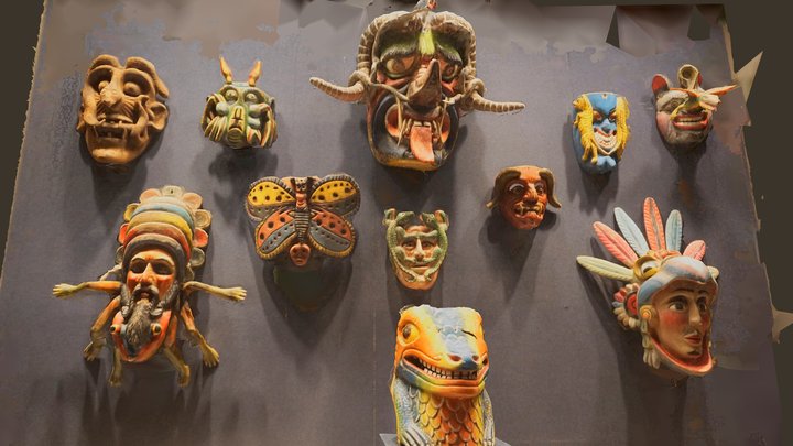 Ceramic Figures, Mexico City 3D Model