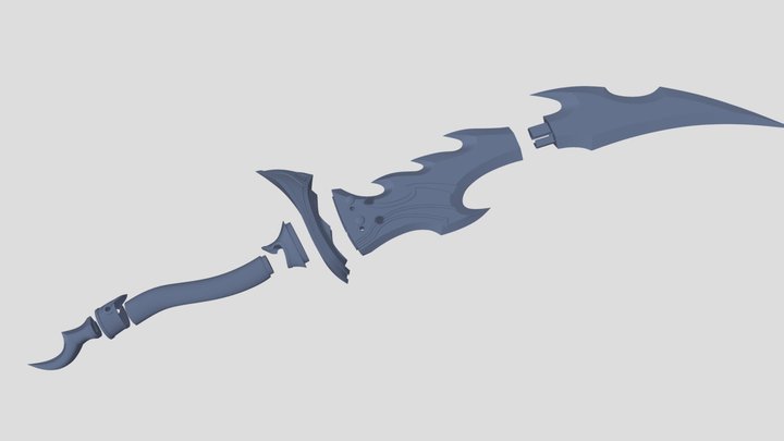 Killer Knight Dagger - 3d printing 3D Model