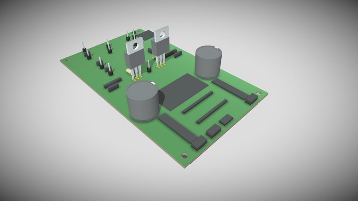 16 - Electronics - PCB 3D Model