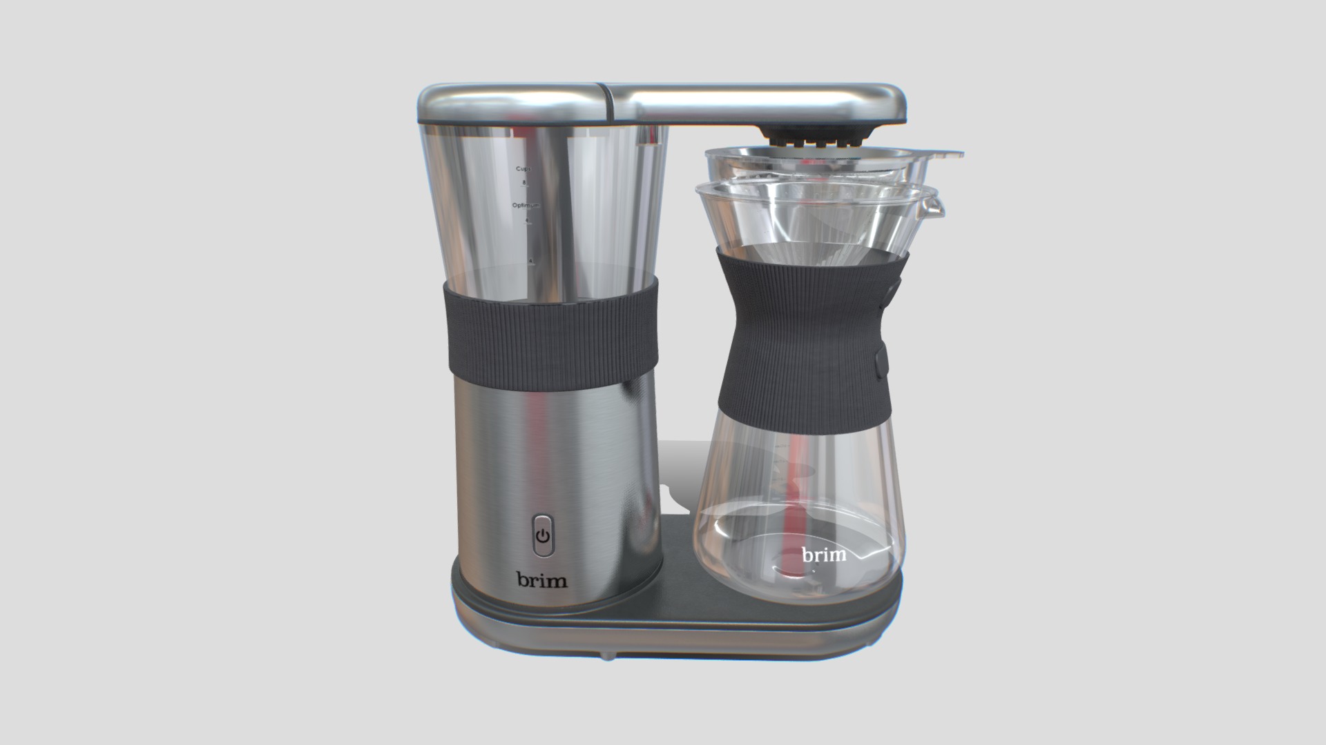 3D model Brim – Electric Coffee Maker - This is a 3D model of the Brim - Electric Coffee Maker. The 3D model is about a close-up of a microscope.