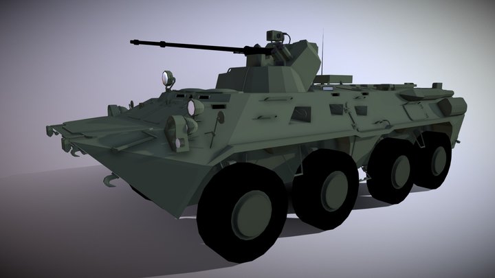 BTR-82A 3D Model