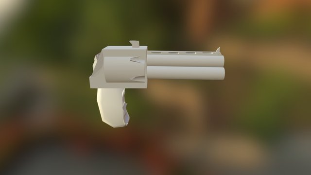 TriBarrel Gunbuster 3D Model