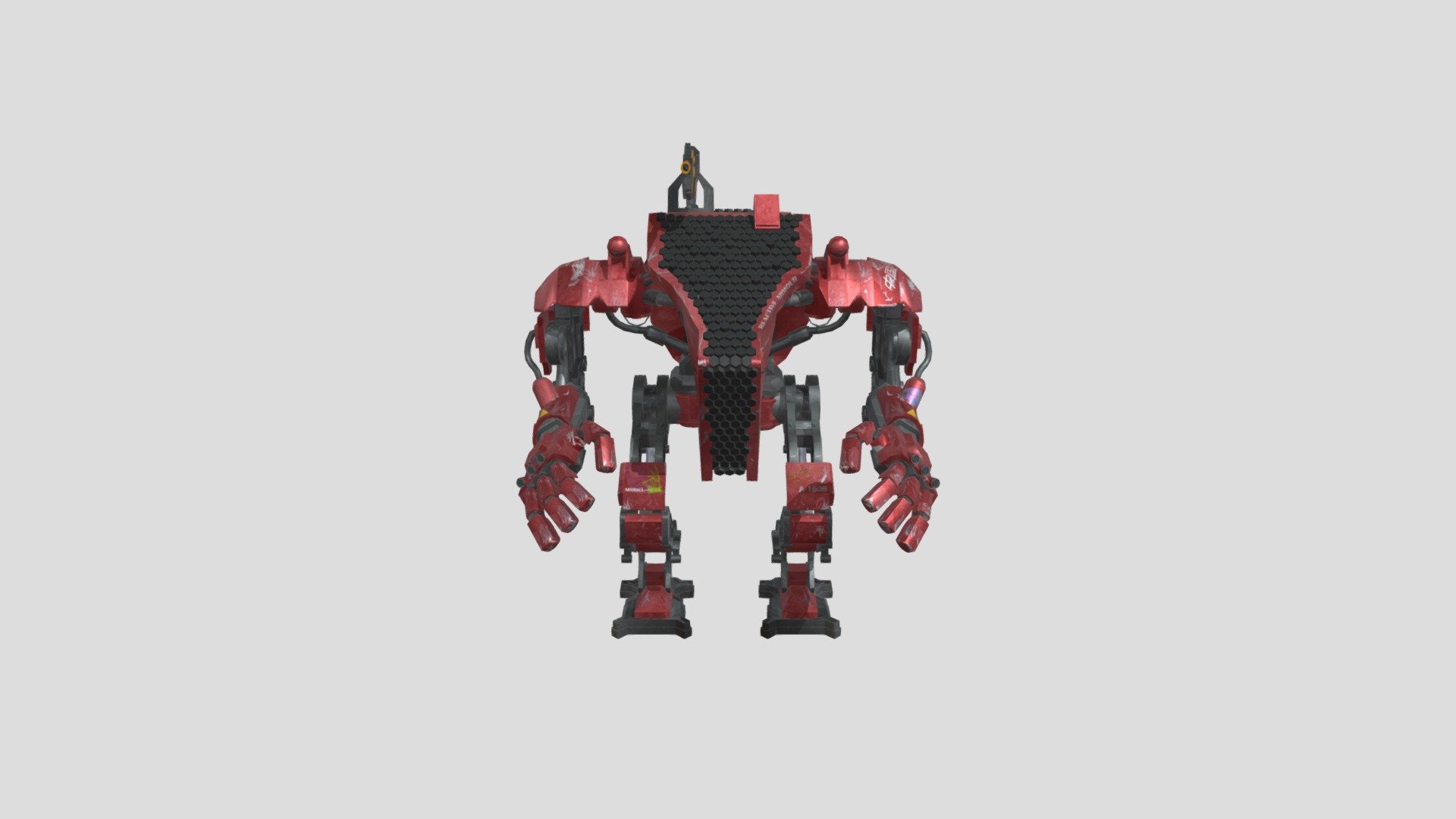 Mech1 - 3D model by xanthus1608 [3f554c7] - Sketchfab
