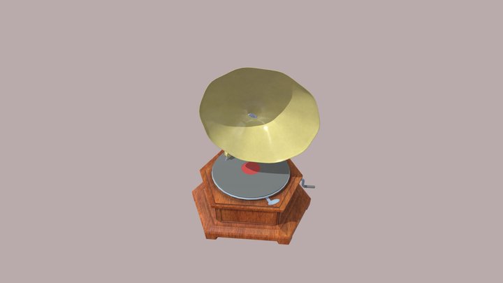 gramafon 3D Model