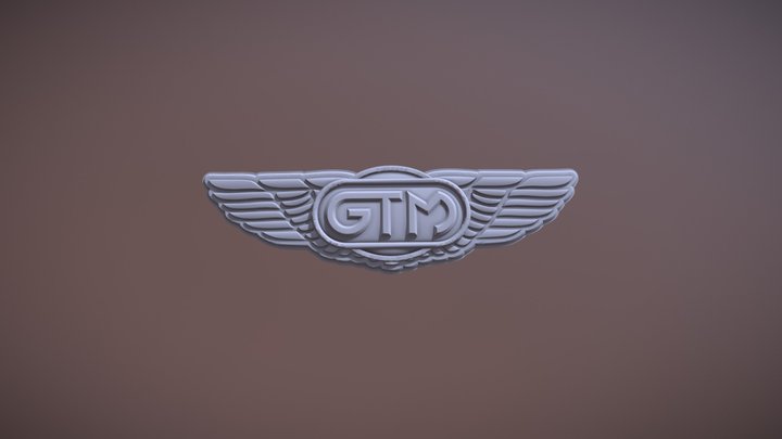 GTM Tank Badge 3D Model
