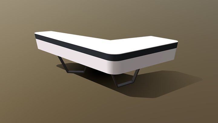 Reception Counter 3D Model