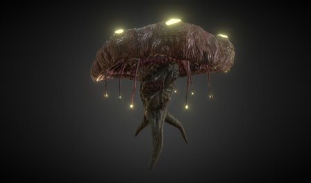 mushroom tree 3D Model