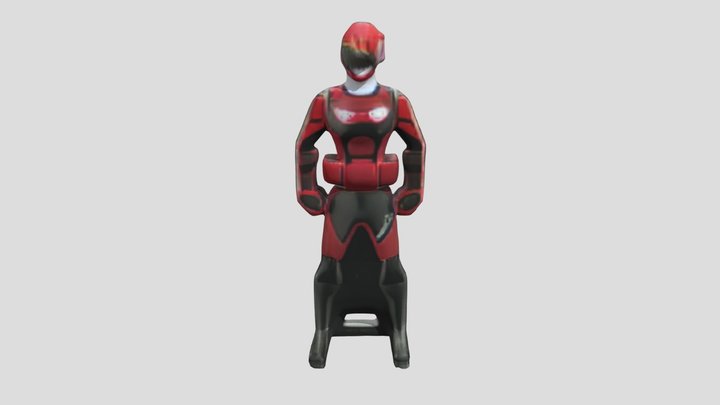 Sentai Akibaranger AkibaRed Ranger Keys 3D Model