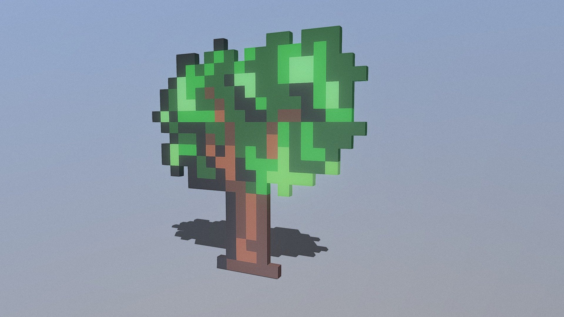 Pixel tree 1 - Download Free 3D model by mizorri93 [3f57940] - Sketchfab