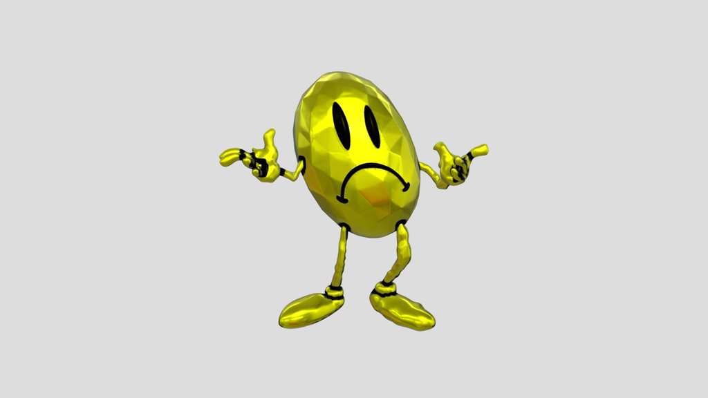 Sad Yellow Emoji
