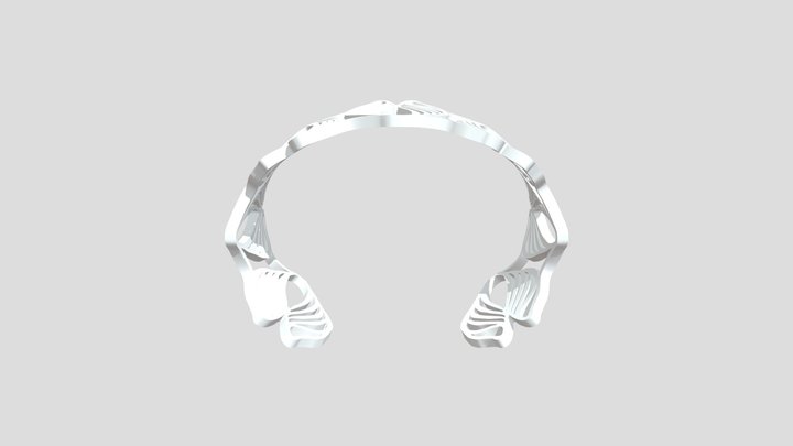 Cuff Bracelet - Leaves – Modelo 3D gratuito STL
