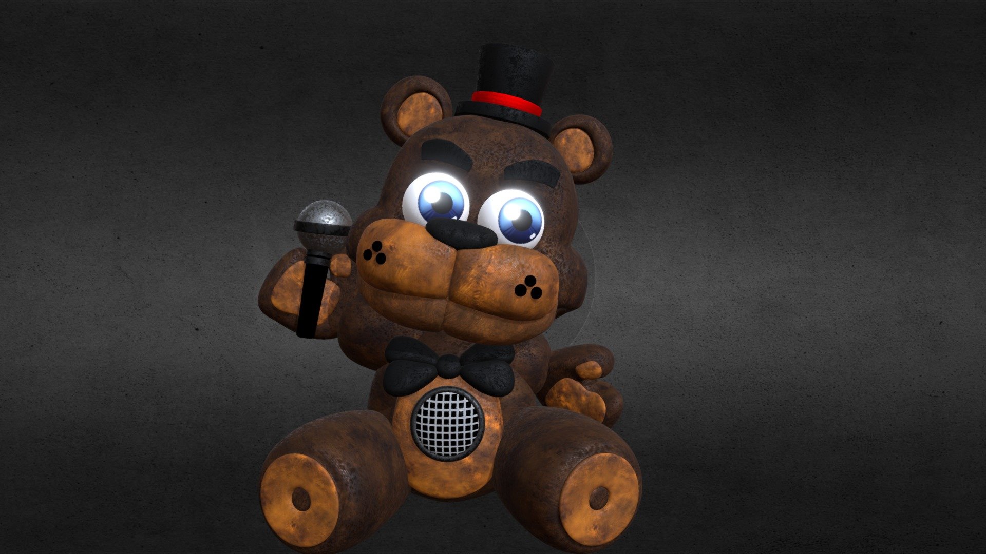 FNaF Plus Freddy Plush - Download Free 3D model by kurinov8sergey ...