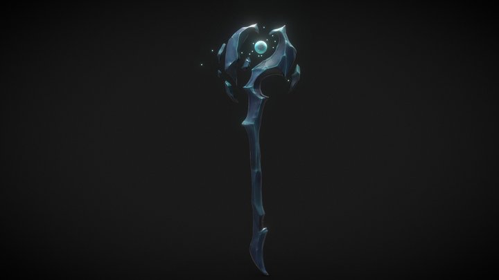 Magical Wand: The Heart of Stone – Free 3D Model STL