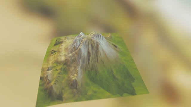 Berglandschaft 3D Model