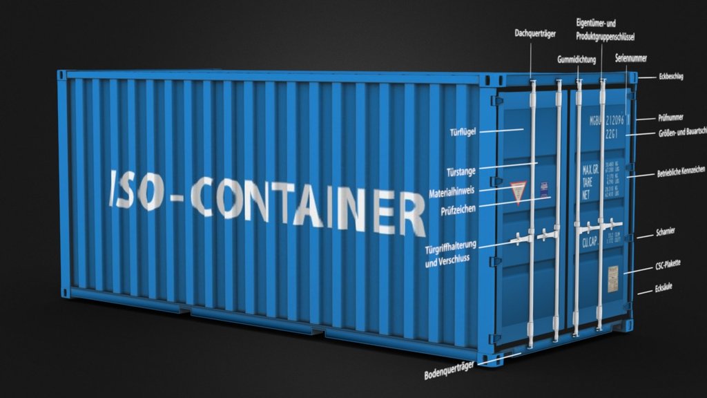 Iso Container - Erklärung - 3D model by DVV [3f5957a] - Sketchfab