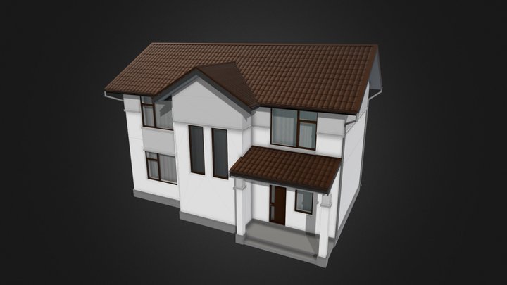 Типовой дом К184 3D Model