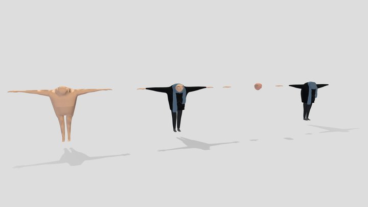 Gru Final - Ana Daros 3D Model