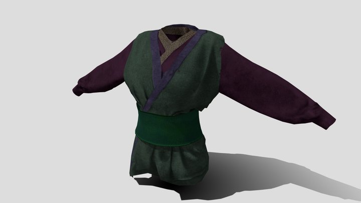 medieval clothes_upperbody 3D Model
