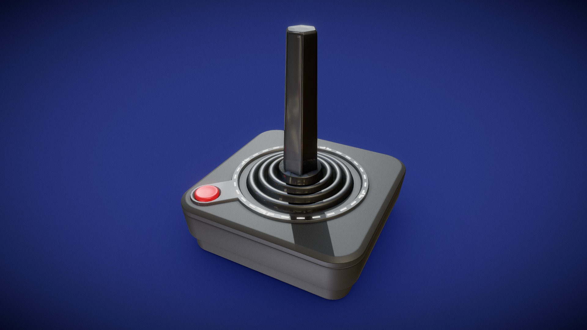 3D model Atari Control - This is a 3D model of the Atari Control. The 3D model is about logo.