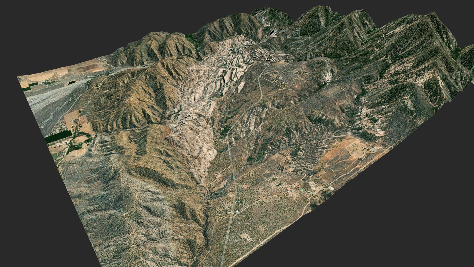 Punchbowl syncline - detail