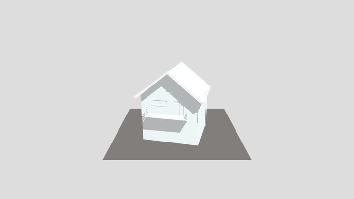Forest Loner - House model 3D Model