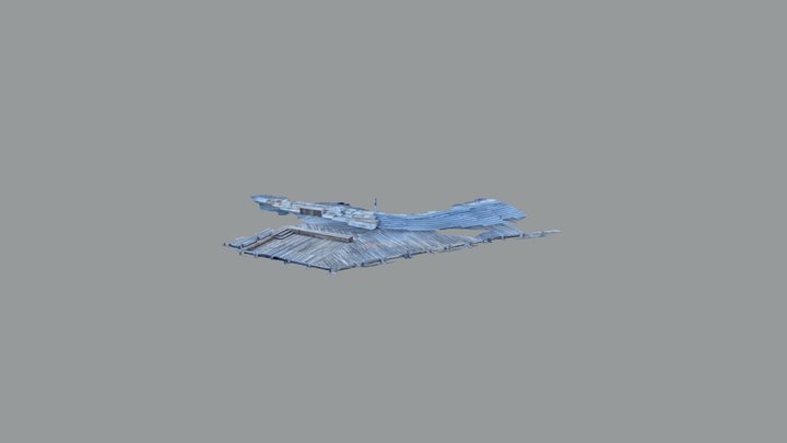 Amphitheater left end extension (round bend to … 3D Model