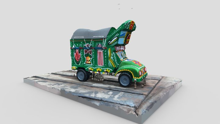 Pakistani Toy Truck 3D Model