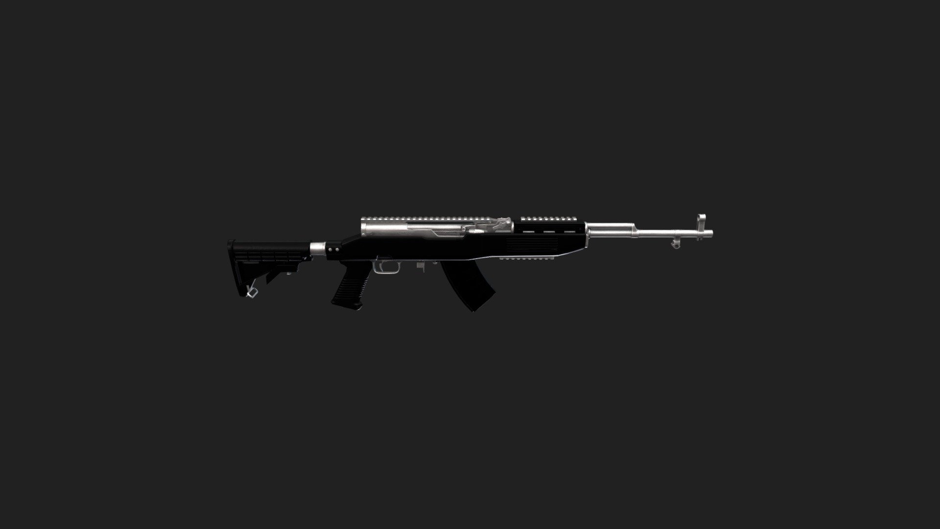 PUBG Silver Plate SKS