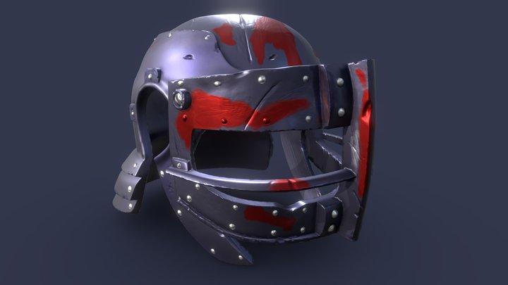Berserk Guts Helmet 3D Model